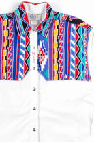 Multicolor Geometric Button Up Shirt