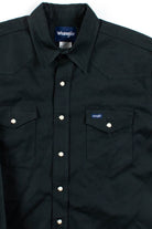 Forest Green Wrangler Denim Work Shirt (L)