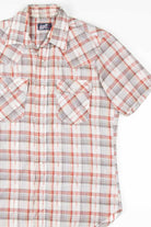 Vintage Levi's Western Red Plaid Button Up Shirt