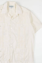 Beige Guayabera Shirt