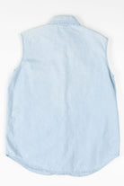 Sunflower Sleeveless Chambray Button Up Shirt