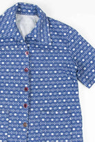 Vintage Blue Button Up Shirt 1