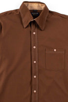 Vintage Brown Button Up Shirt