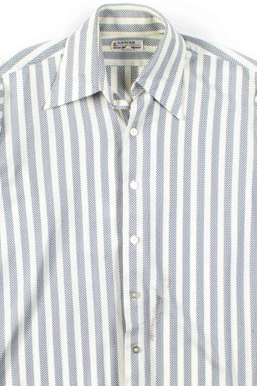 Chevron Stripe Button Up Shirt