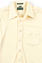 Yellow Half Sleeve Button Up Shirt