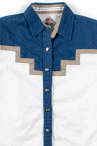 Denim Shoulder Button Up Shirt
