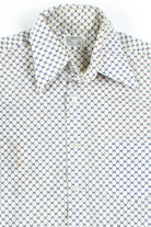 Blue Diamonds Button Up Shirt