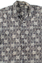 Square Dotted Button Up Shirt