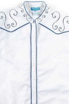 White Southwestern Button Up Shirt