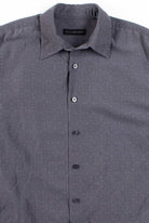 Grey Dotted Button Up Shirt