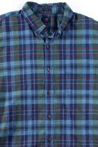 Blue Plaid Button Up Shirt 14