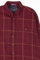 Burgundy Button Up Shirt 754