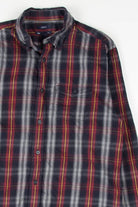 Dark Colors Button Up Shirt 759