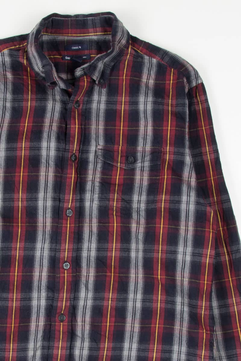Dark Colors Button Up Shirt 759