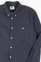 Navy Button Up Shirt 778