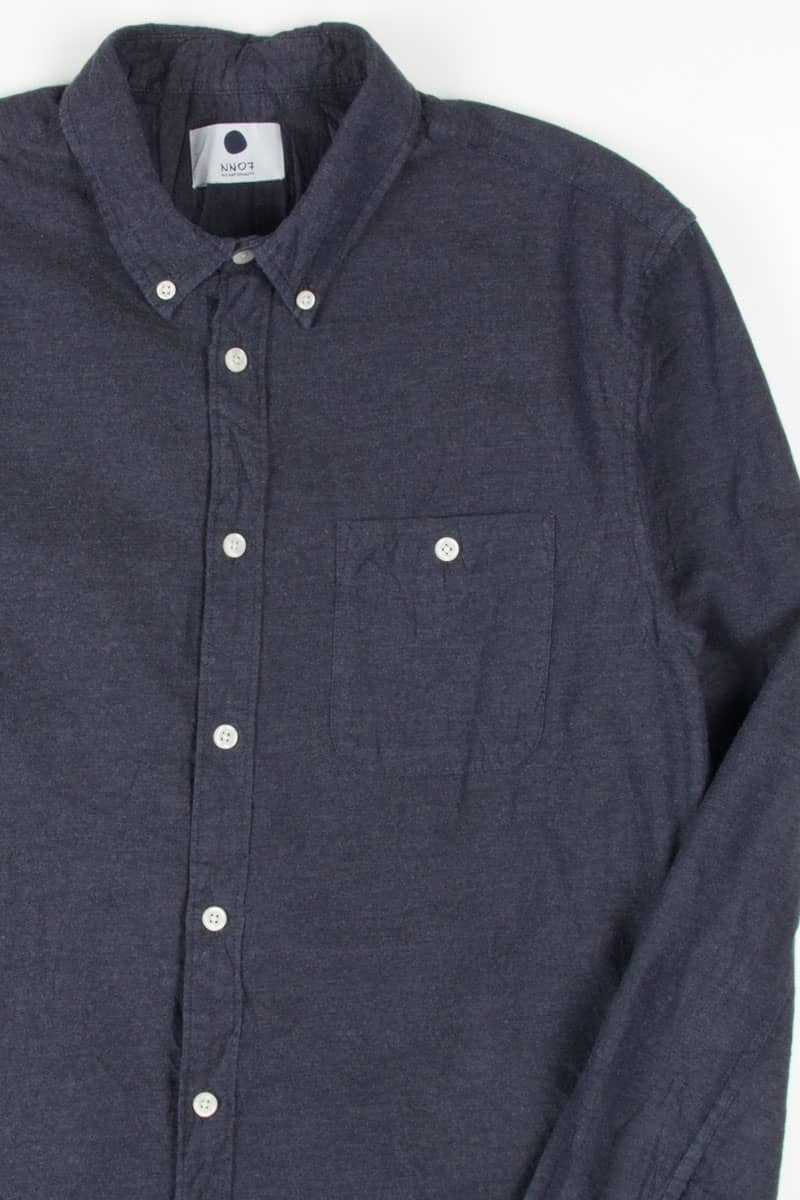 Navy Button Up Shirt 778