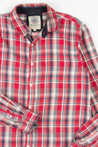 Red Plaid Button Up Shirt 780