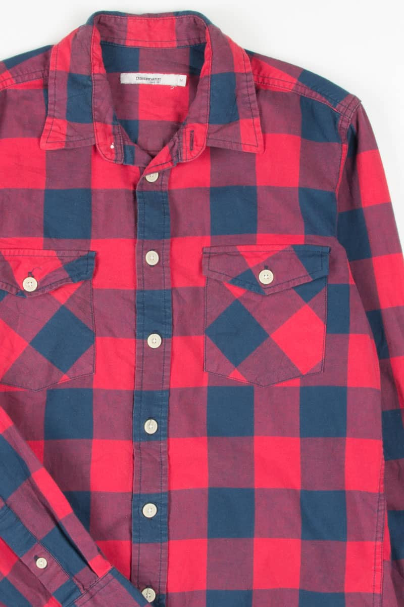 Red Buffalo Plaid Button Up Shirt 782