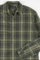 Olive Double Layered Banana Republic Button Up Shirt 783