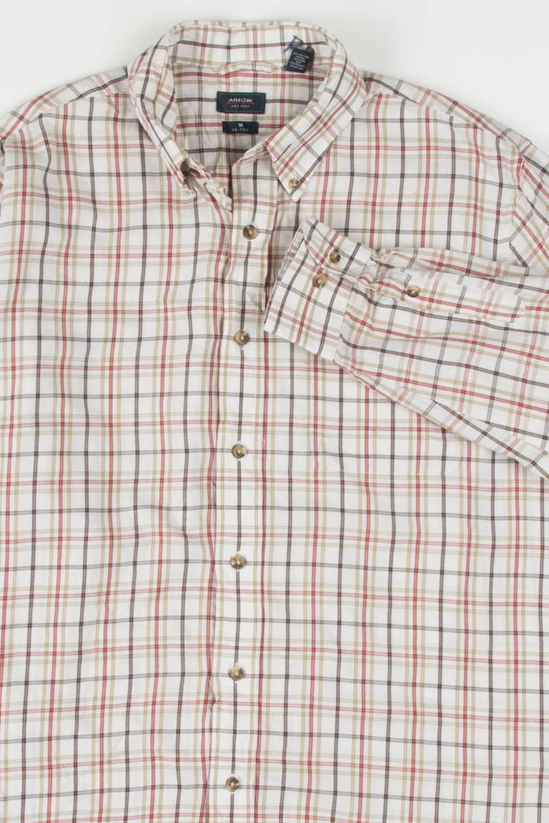 Beige Button Up Shirt 786