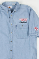 Dale Earnhardt Nascar Chambray Button Up Shirt