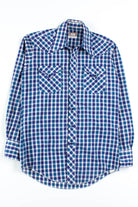Blue Plaid Button Up Shirt 3