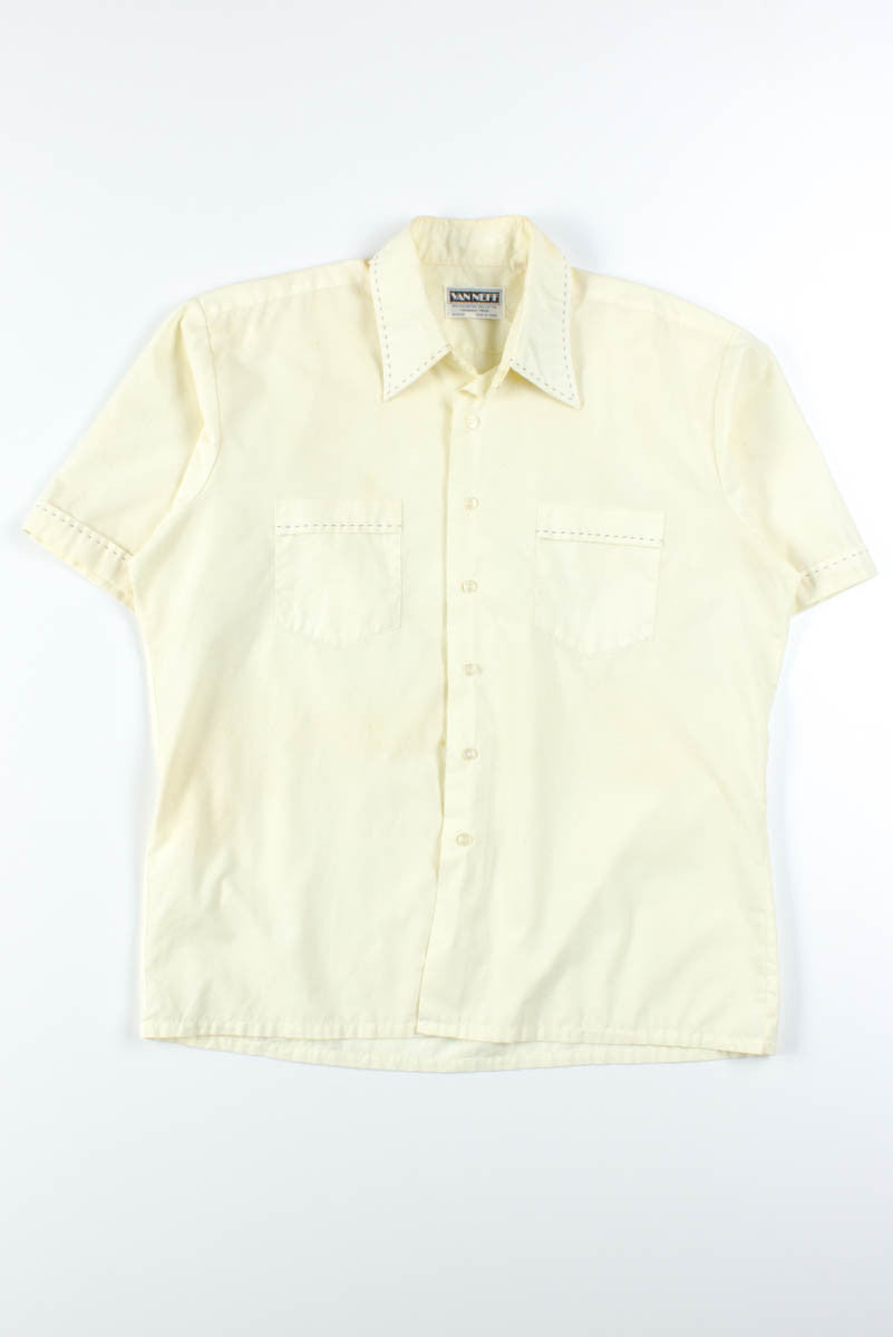 Dandelion Stitched Button Up Shirt