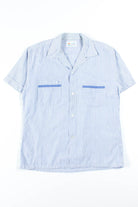 Blue Striped Button Up Shirt