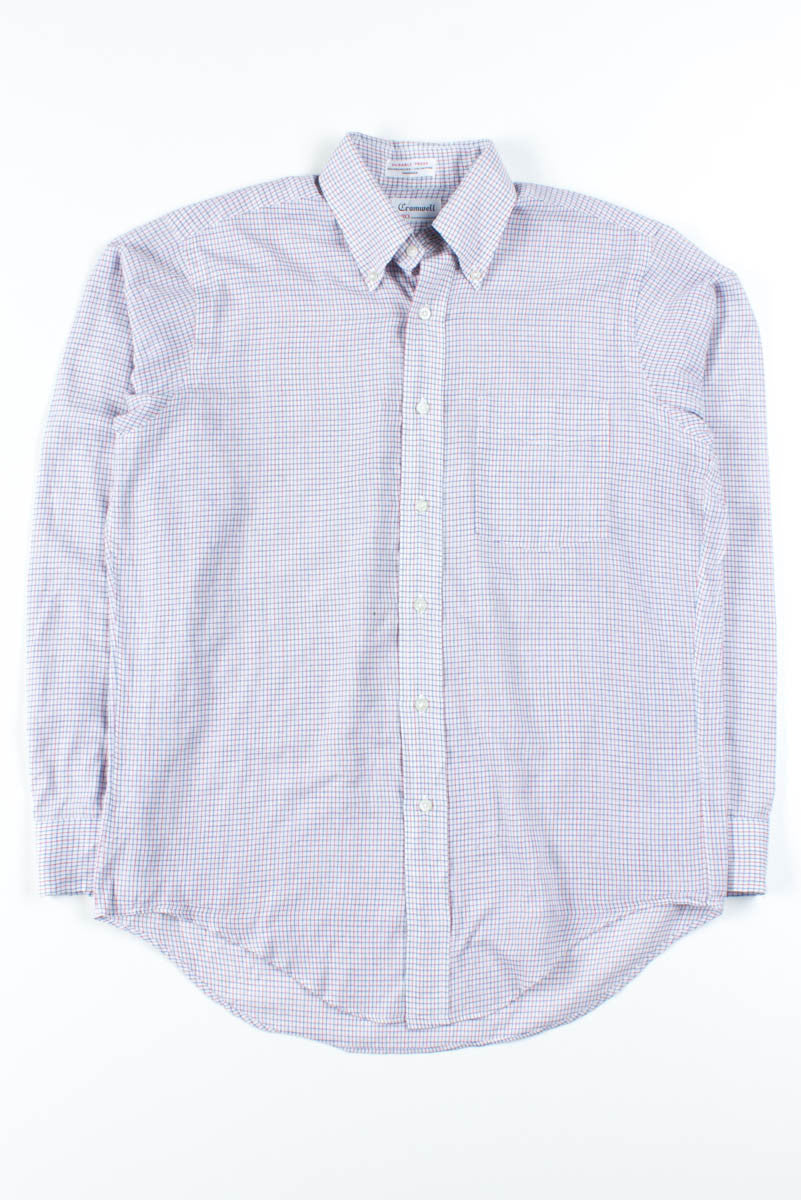 Blue & Red Tattersall Button Up Shirt