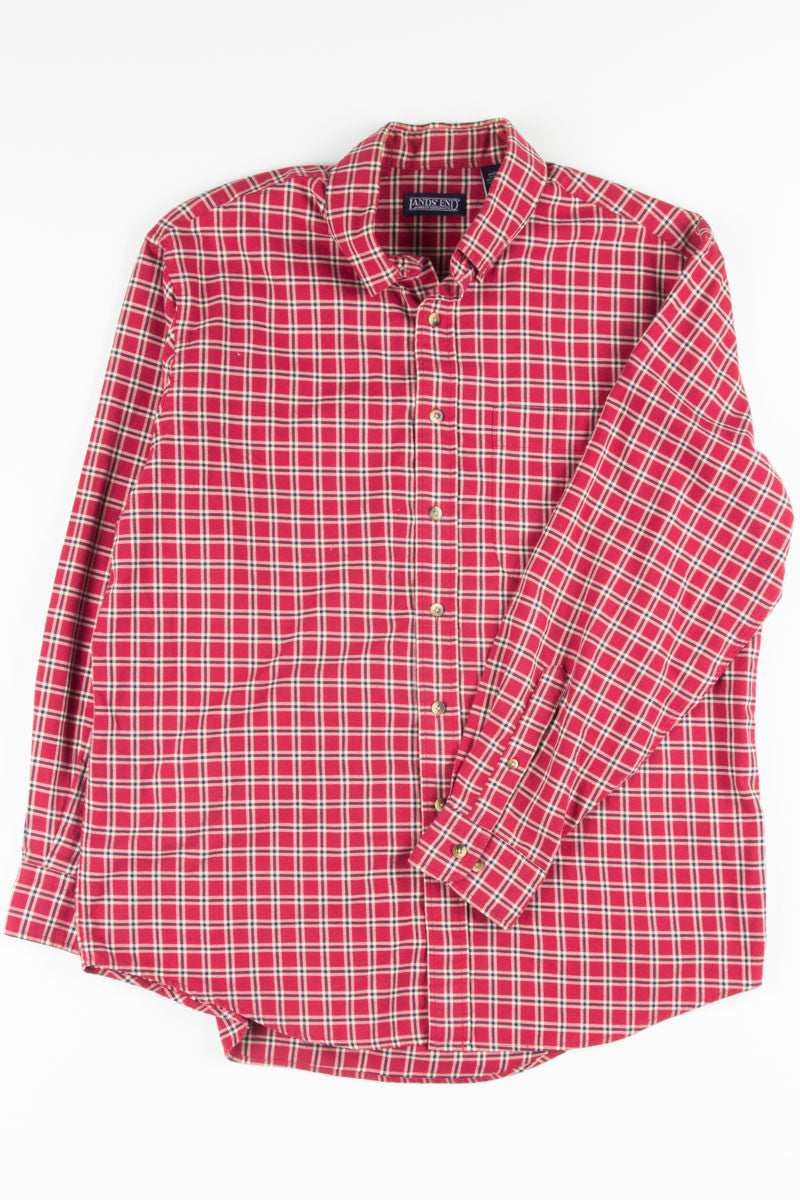 Red Plaid Button Up Shirt 3