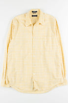 Yellow Plaid Nautica Button Up Shirt