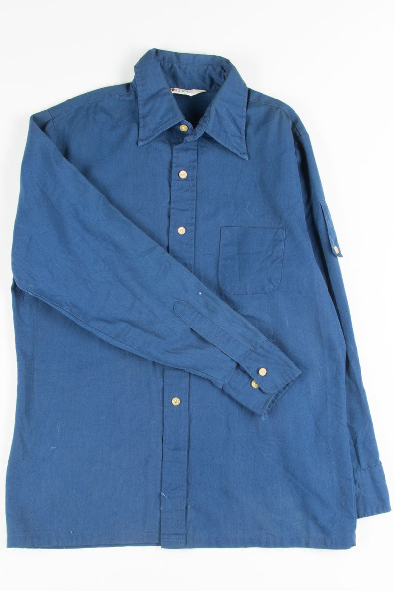 Blue Button Up Shirt