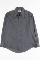Black Plaid Button Up Shirt