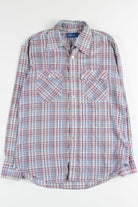 Blue Plaid Button Up Shirt 2