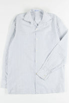 Blue Striped Button Up Shirt 1