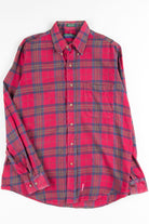 Red Plaid Flannel Shirt