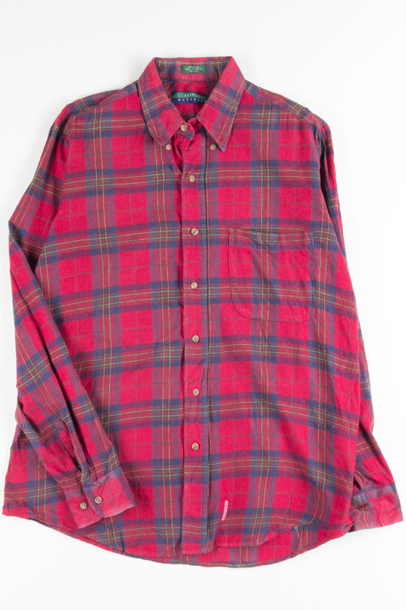 Red Plaid Flannel Shirt