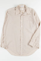 Vintage Tan Striped Button up Shirt