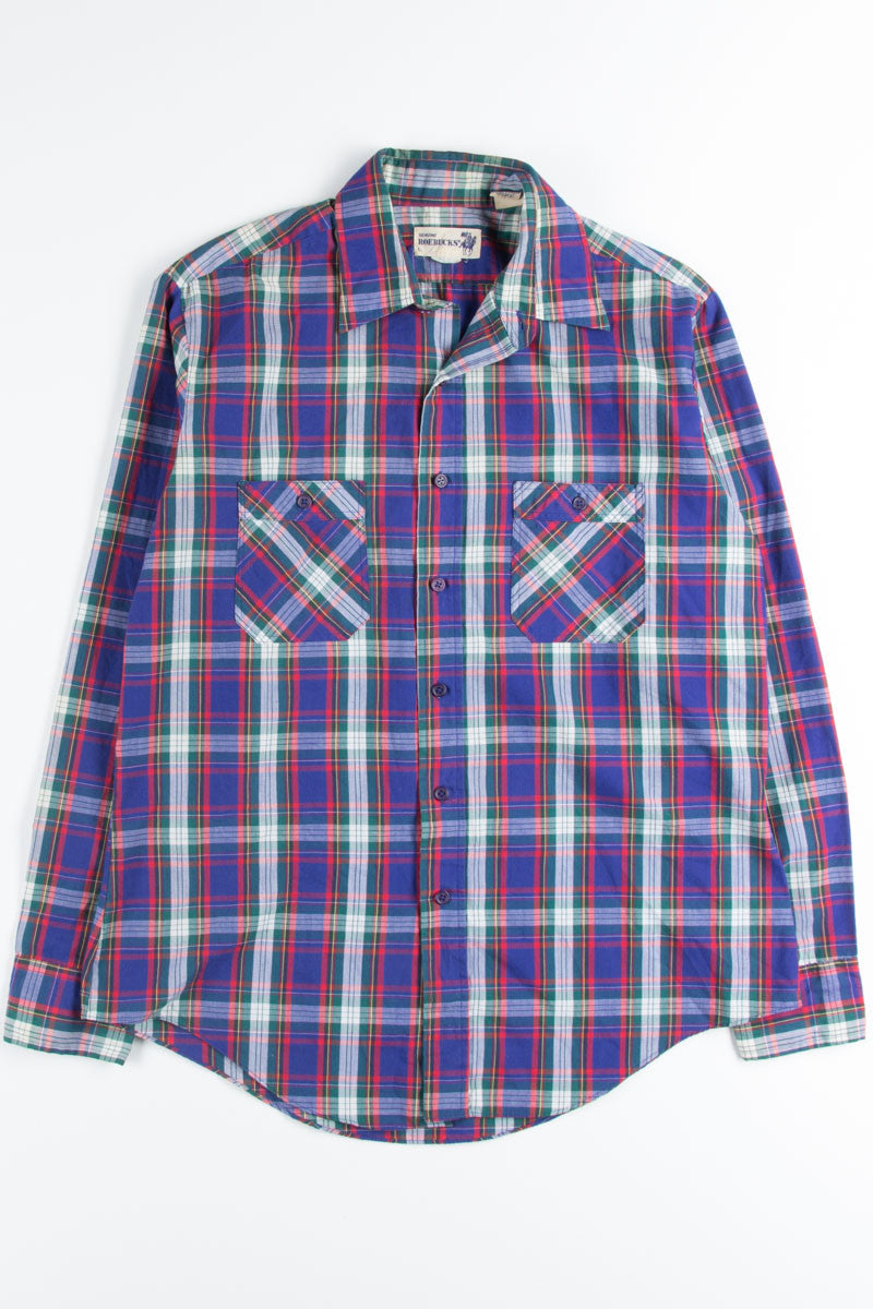 Vintage Plaid Button Up Shirt