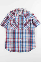 Blue & Red Plaid Levi's Button up Shirt