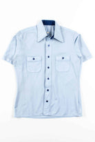 Vintage Blue Button Up Shirt