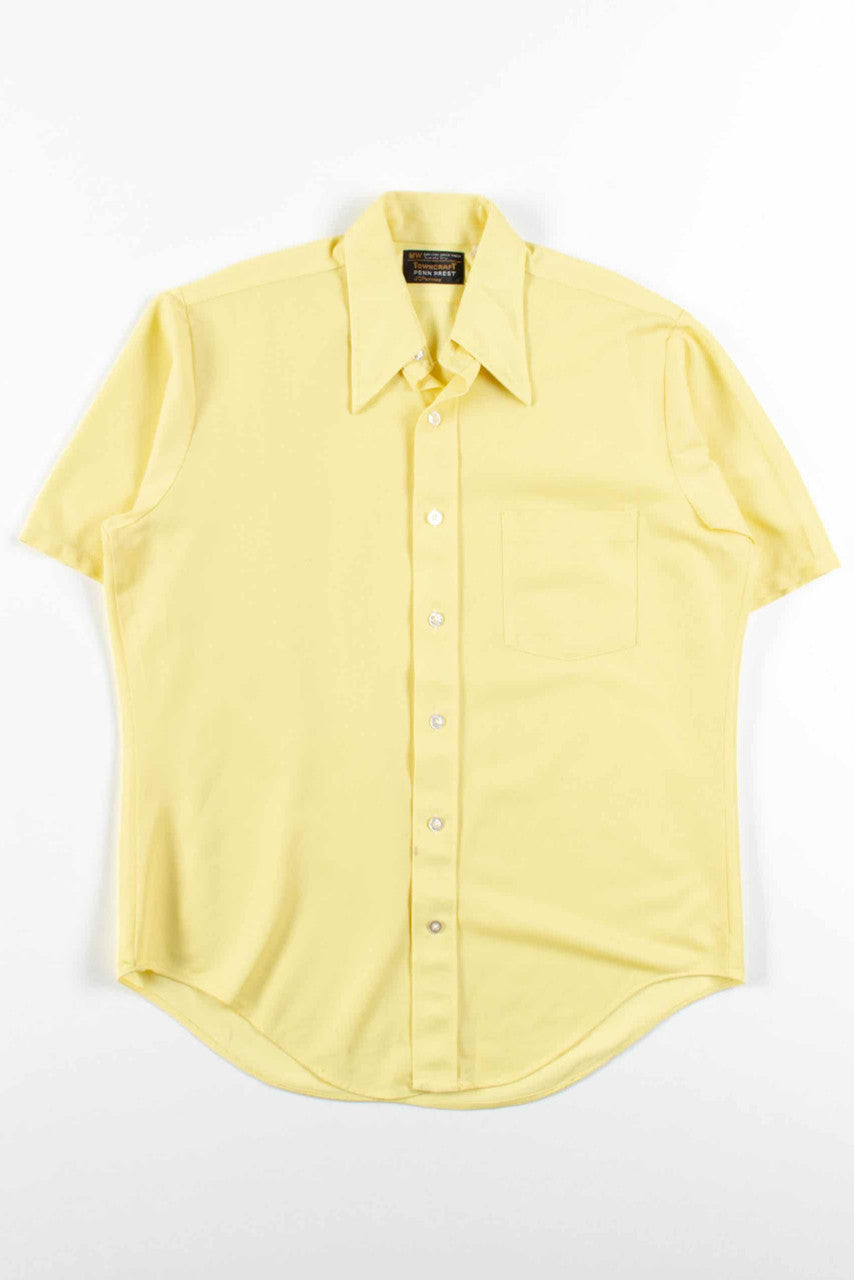 Yellow Penn Prest Button Up Shirt