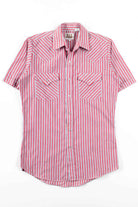 Red Striped Button Up Shirt 1