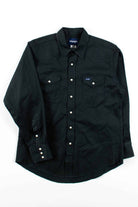 Forest Green Wrangler Denim Work Shirt (L)