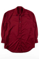 Burgundy Button Up Shirt 1