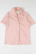 Vintage Polka Dot Button Up Shirt