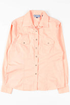 Peach Fitted Button Up Shirt