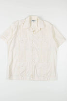 Beige Guayabera Shirt