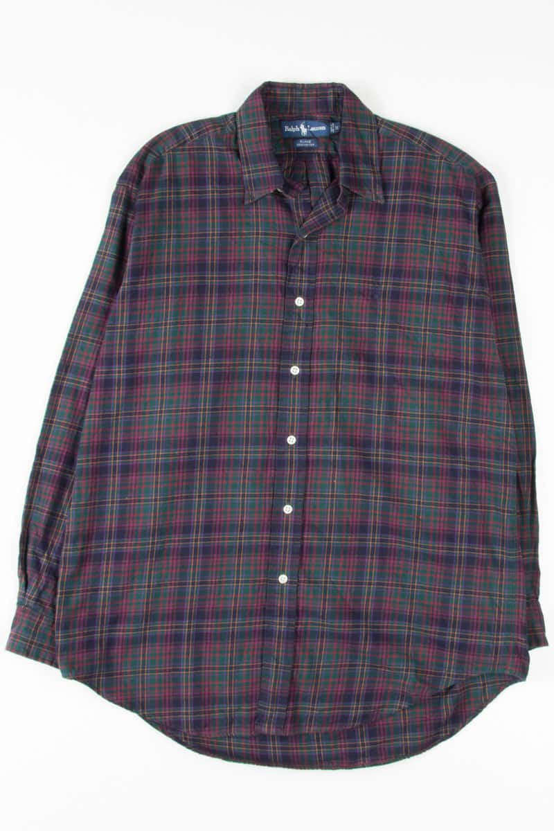 Plum & Green Ralph Lauren Button Up Shirt