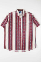 Vintage Burgundy Western Wrangler Button Up Shirt